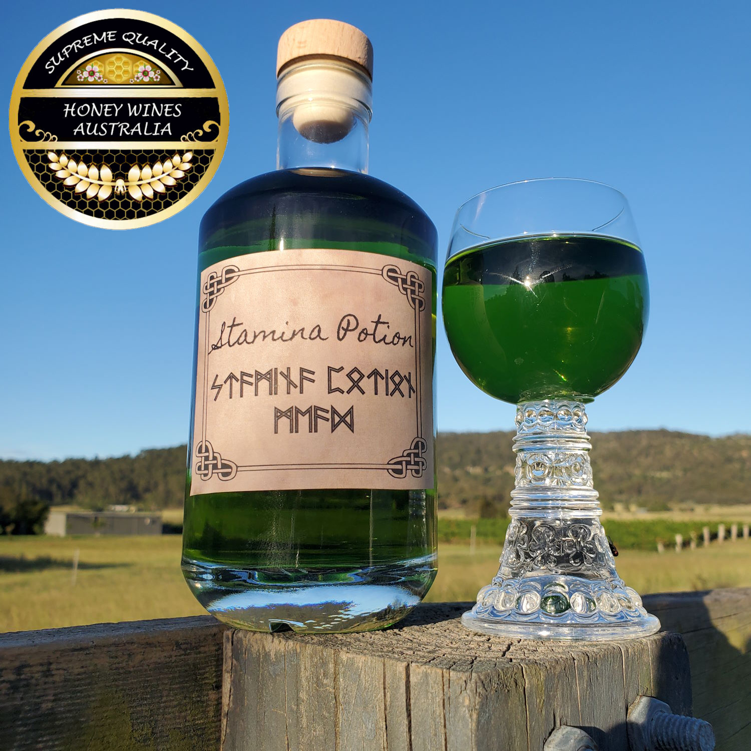 Stamina Potion with sky