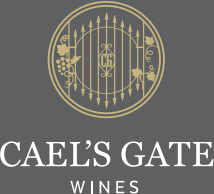 caels gate logo grey and gold cropped