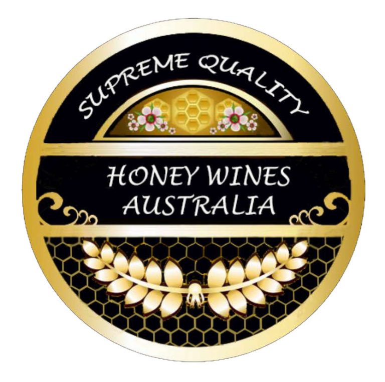 honey wines australia logo white 768x762